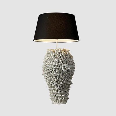 Singita Ceramic Table Lamp Base White- Base Only