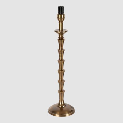 Jordan Table Lamp Base Antique Brass- Base Only