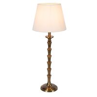 Jordan Table Lamp Base Antique Brass