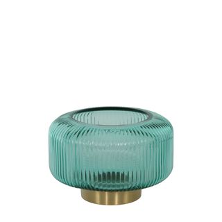 Juno Glass Vase Small Verdigris