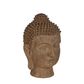 Tann Polyresin Buddha Head Large Brown