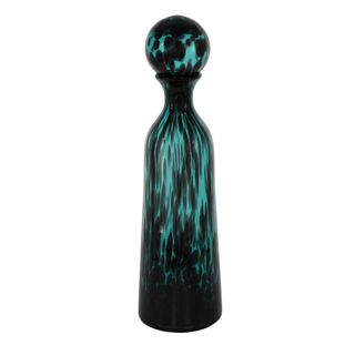 Jasper Glass Bottle Tall Verdigris