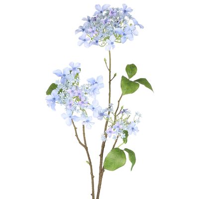 Hydrangea Spray 70cm Blue