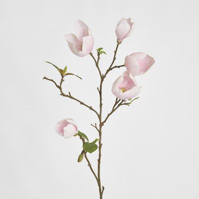 Magnolia Bud Spray 90cm Pink