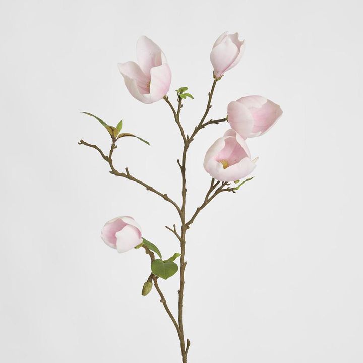 Magnolia Bud Spray 90cm Pink