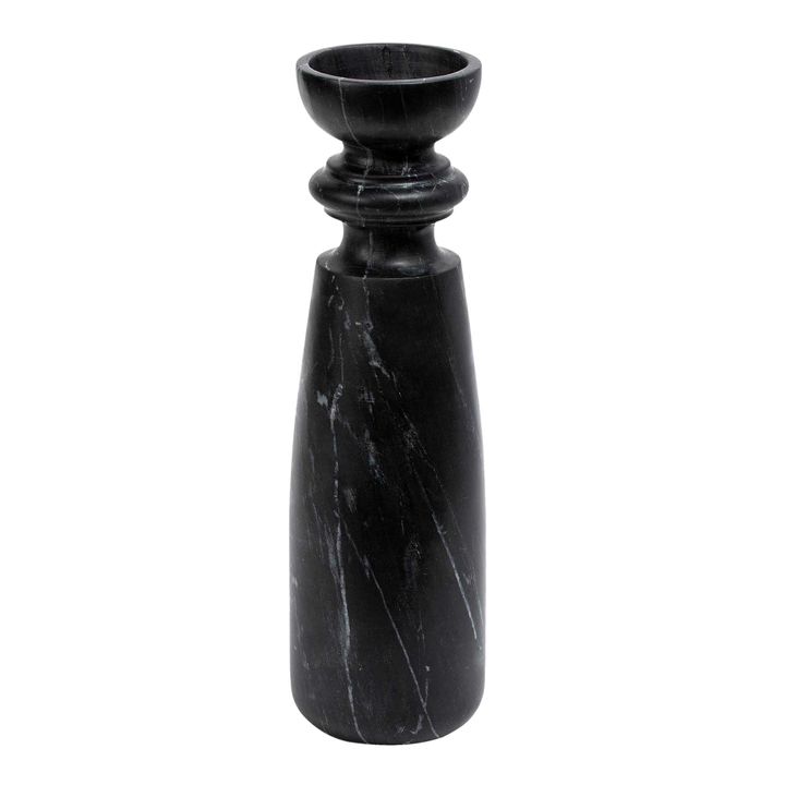 Santiago Marble Candle Stand Extra Large Black