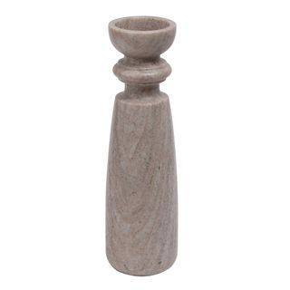 Santiago Marble Candle Stand Extra Large Brown