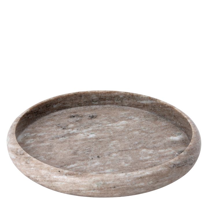 Santiago Marble Tray Large Brown