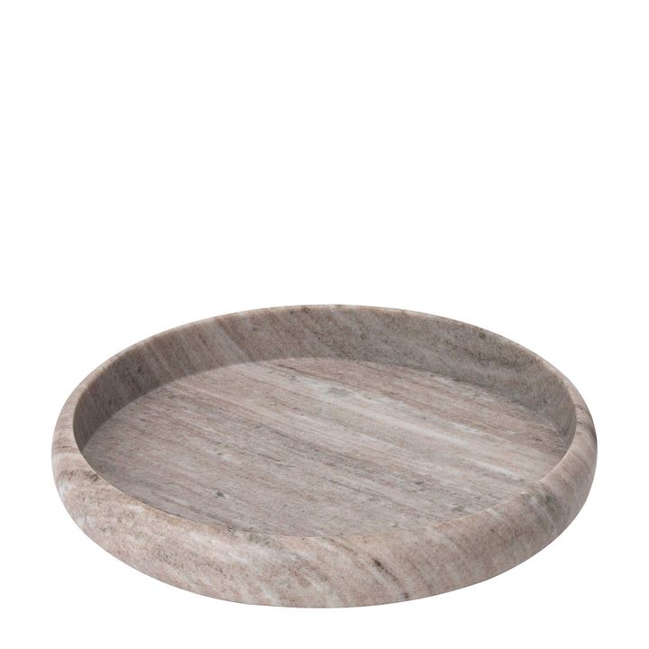 Santiago Marble Tray Small Brown