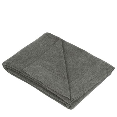 Lancaster Wool Throw Grey 130x230cm