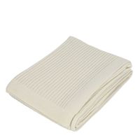 Corby Wool Throw Cream 130x230cm