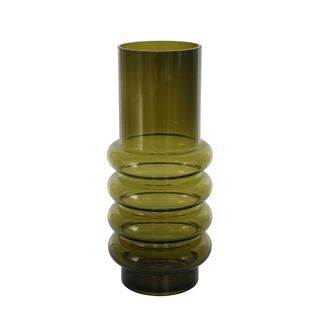 Remy Glass Vase Large Olive