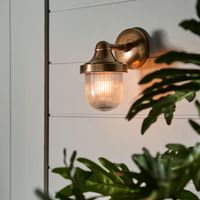 Jade Outdoor Wall Light Brass