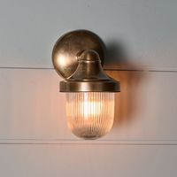 Jade Outdoor Wall Light Brass