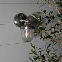 Jade Outdoor Wall Light Silver