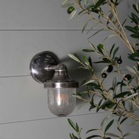 Jade Outdoor Wall Light Silver