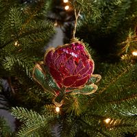 Waratah Sequin Tree Decoration