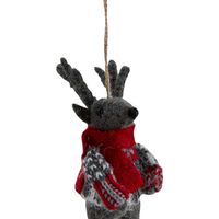 Tres Amigos Felt Reindeer Decorations - Set of 3