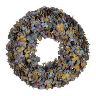 Hydrangea Wreath Large Blue