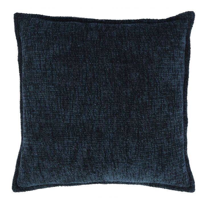 Perri Chenille Cushion  Navy 50x50