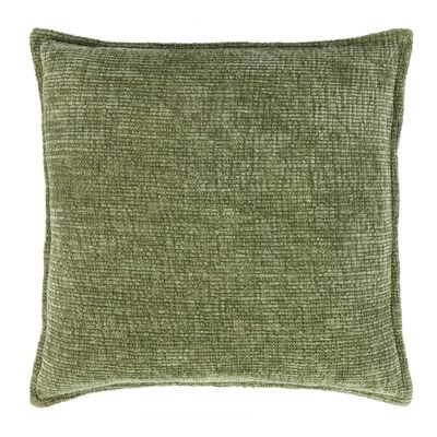 Perri Chenille Cushion  Green 50x50