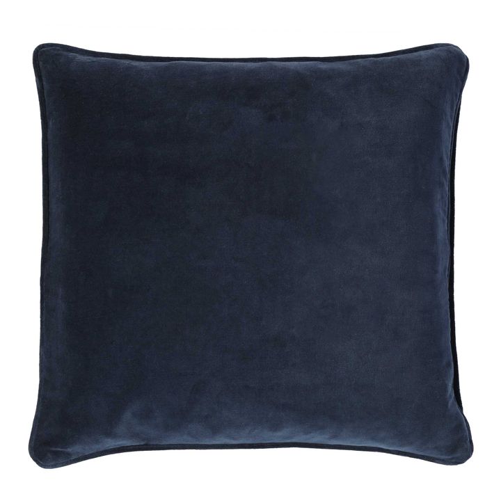 Chelsea Velvet Cushion  Navy 50x50
