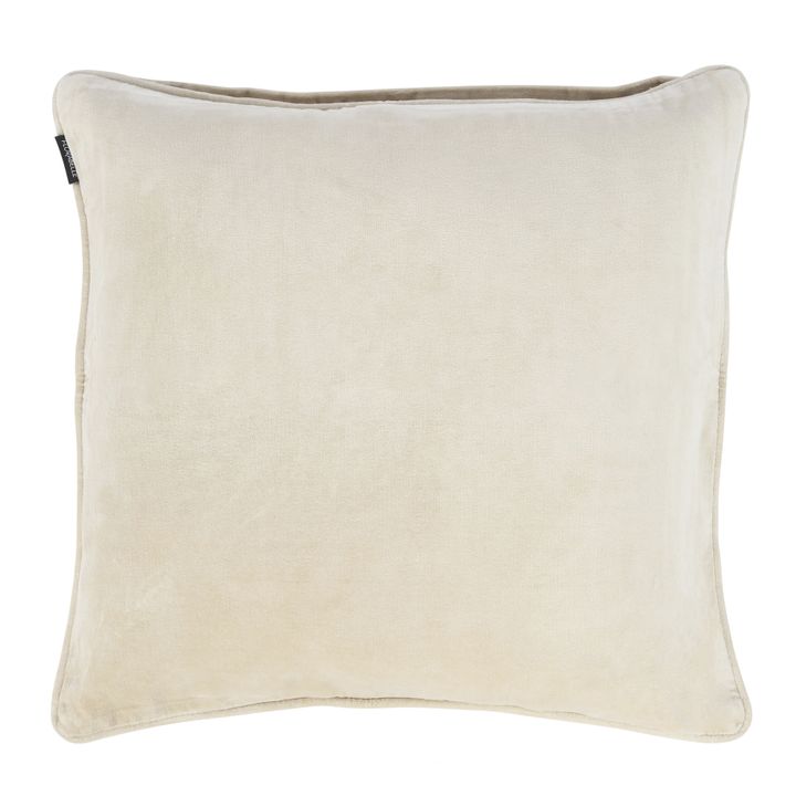 Chelsea Velvet Cushion  Natural 50x50