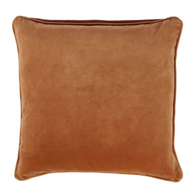 Chelsea Velvet Cushion  Brown 50x50