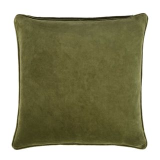 Chelsea Velvet Cushion  Green 50x50