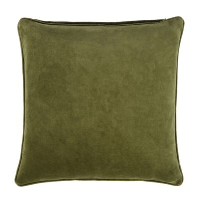 Chelsea Velvet Cushion  Green 50x50