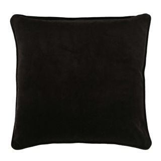 Chelsea Velvet Cushion  Black 50x50