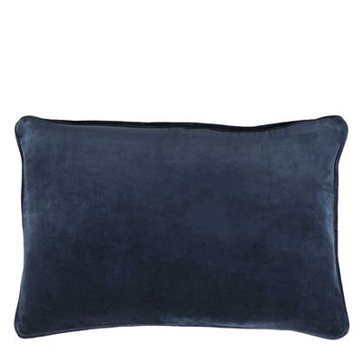 Chelsea Velvet Cushion  Navy 60x40