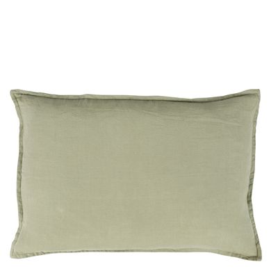 Manon Linen Cushion Green 60x40