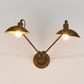 Remington Wall Light with Metal Shade Brass