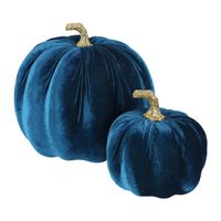 Velvet Pumpkin Small Blue