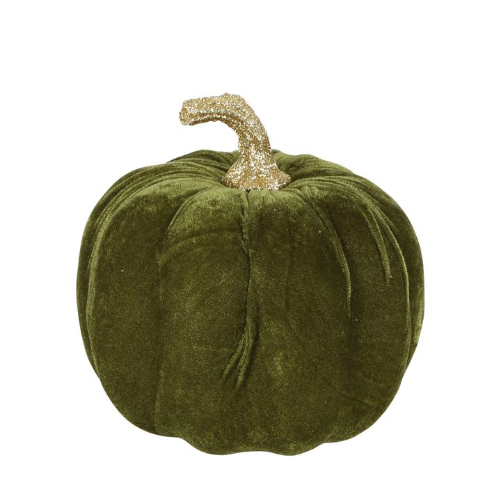 Velvet Pumpkin Small Green