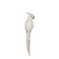 Crawford Glitter Beak Parrot White