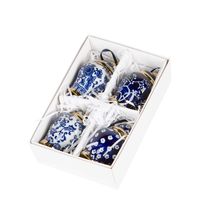 Chinon Ginger Jar Ornaments - Box of 4