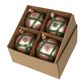 Trelli Boxed Set of 4 Baubles