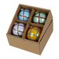 Grid Boxed Set of 4 Baubles