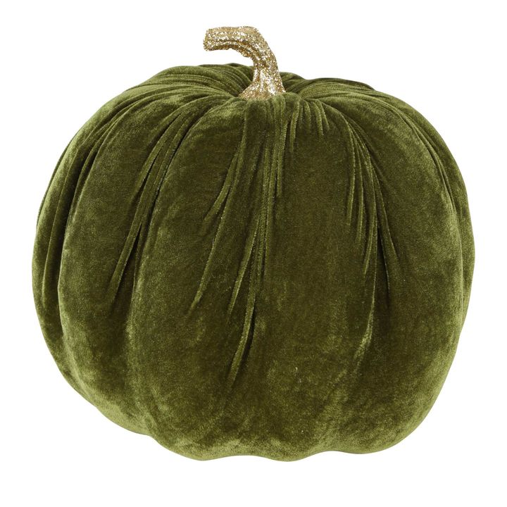 Velvet Pumpkin Large Green