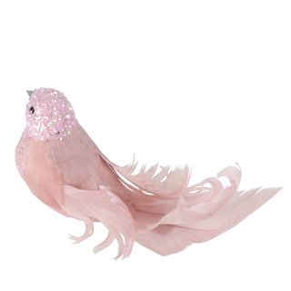 Sassy Clip on Bird Pink