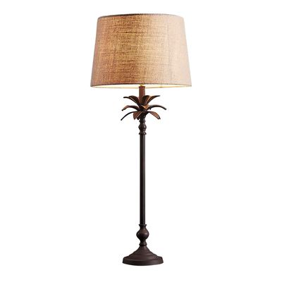 Casablanca Table Lamp Base Bronze