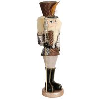 Chinois Brocade Nutcracker Medium Blue