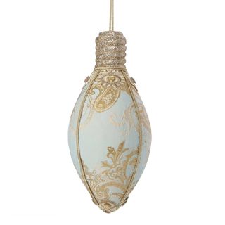 Versas Brocade Hanging Bulb Ornament