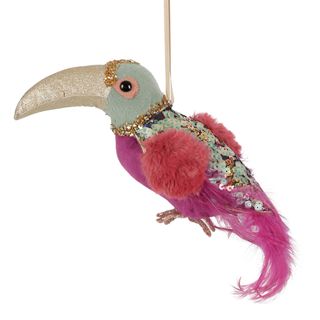 Salsa Hanging Toucan  Fuschia