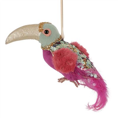 Salsa Hanging Toucan  Fuschia