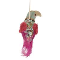 Salsa Hanging Toucan  Fuschia