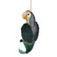 Azzo Hanging Parrot Peacock Blue
