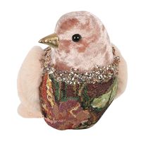 Leila Tapestry Clip on Bird Pink